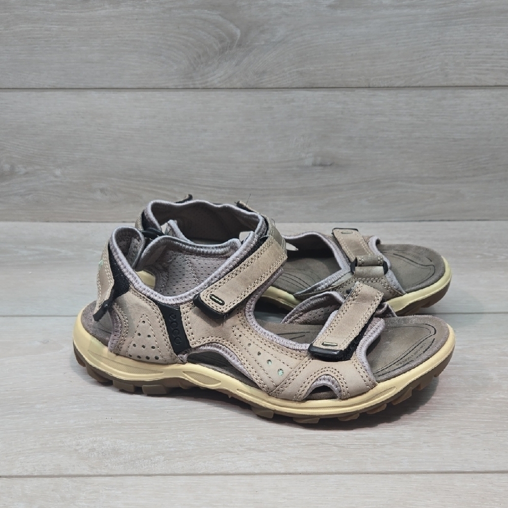 Ecco Women Yucatan Comfort Footbed Outdoor Hiking Sandals Shoes Sz 39/8-8.5
